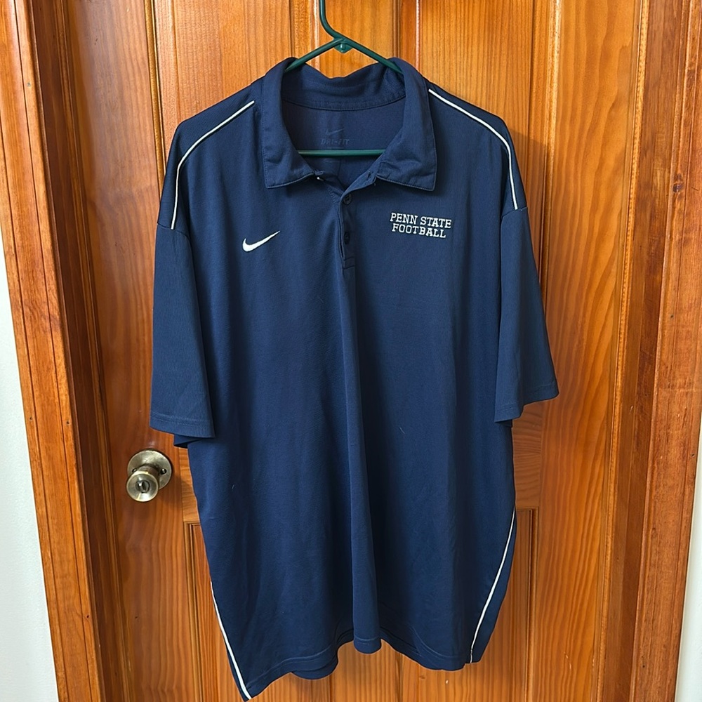 Nike Men’s Penn State Football Polo Shirt Dri fit 2XL
